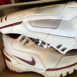 Vintage 2003 Nike Air Zoom Generation 1 LEBRON White Crimson Red